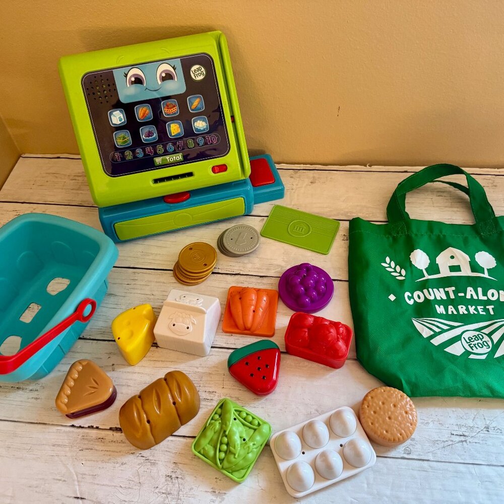 LeapFrog Count Along Cash Register Deluxe With Play Food